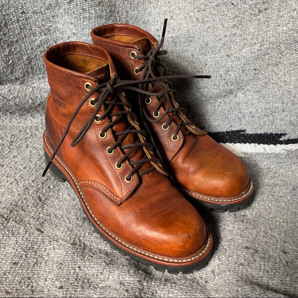Chippewa Service Boots w/ Vibram Lug Sole - Picture 5 of 12